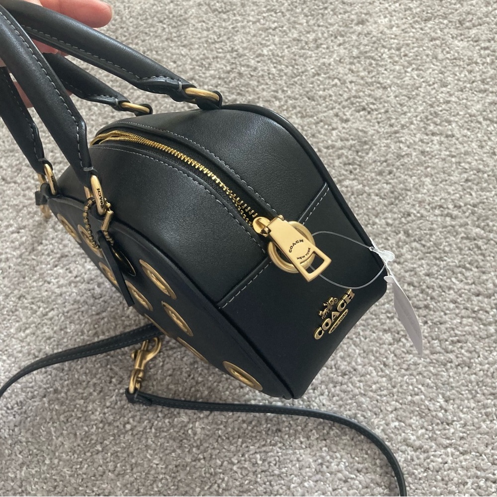 COACH Satchel Crossbody Bag With Grommets NWT - Picture 3 of 7